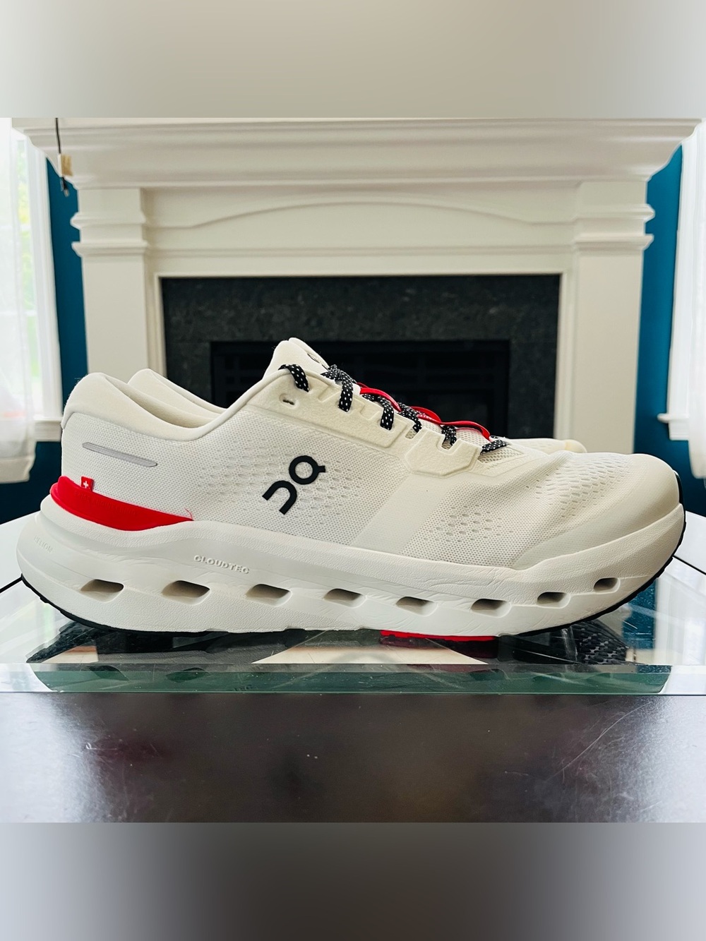 Sz 13 On Cloudrunner 3 Men's Running Shoes Ivory/Robin 3MG10074351